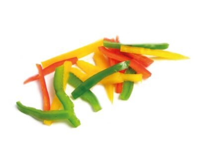 Pimiento Tricolor en Tiras 500 gr.