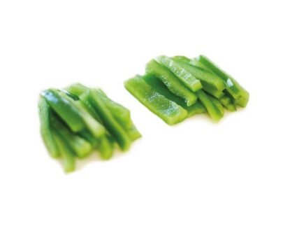 Pimiento Verde en Tiras 500 gr.